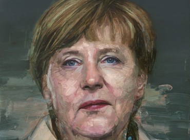 Nelle urne italiane il ritratto di Angela Merkel