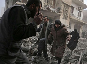 Strage senza fine in Siria, 100 morti tra Afrin e Ghuta
