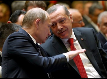 Crisi siriana, Erdogan incontra Putin