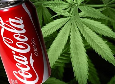 La Coca-Cola studia un nuovo drink alla marijuana