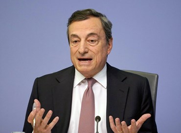 Draghi: Qe e tassi giù
