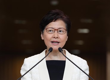 Hong Kong, Lam: “Legge pro-Cina è stata ritirata”