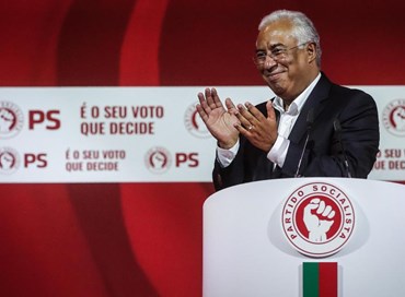 Portogallo, vince Costa: senza maggioranza assoluta
