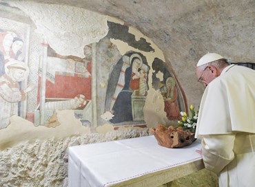 Papa Francesco ribadisce a Greccio il valore del Presepe