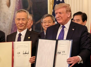 Dazi, Usa-Cina, firmata l’intesa. Al via la “Fase Uno”