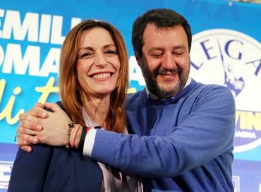 Salvini: “Per la prima volta in Emilia c’è stata partita”