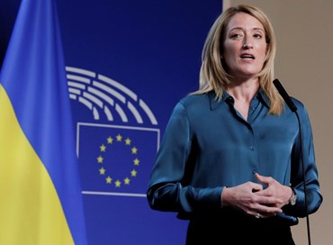 Ucraina, Metsola: “L’Unione europea non ha paura della Russia”