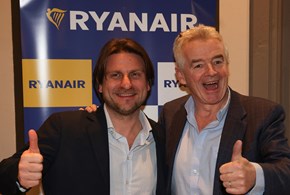 Ryanair: sette nuove rotte per Fiumicino