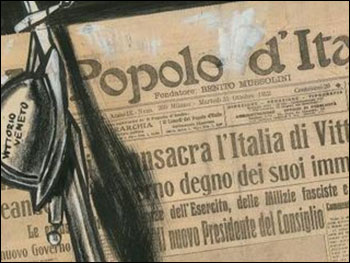 Sironi e le illustrazioni per il “Popolo d’Italia” 