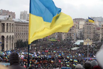 Barricate a Kiev, come nel 1991 