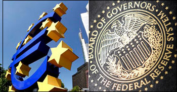 Fed e Bce corrono in direzioni opposte 