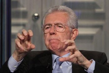 Monti annuncia la sua uscita di scena