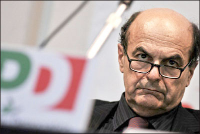 Bersani e la lampada di Aladino