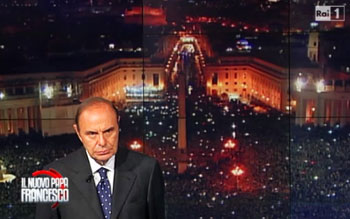 Papa, Vespa vince la sfida in tv