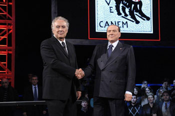 Lo scontro record Berlusconi-Santoro