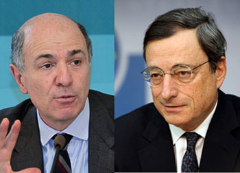 Ultimo tandem a Parigi Draghi, Passera e soci