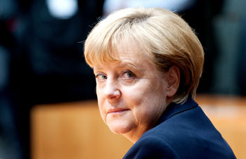 Benvenuta, signora Cancelliera Merkel