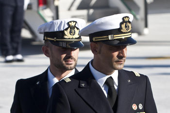 Tira una brutta aria per i nostri marò