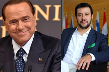 Berlusconi e Salvini sul sentiero comune