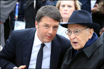 Renzi è stato messo al governo da Napolitano