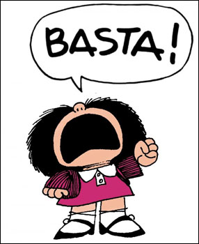 È ora di dire basta 