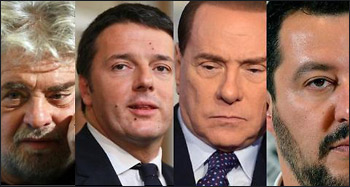 Renzi, Grillo, Salvini e il Cav, tutti populisti?