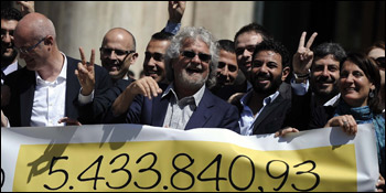 Riduzione stipendi e partitocrazia M5S