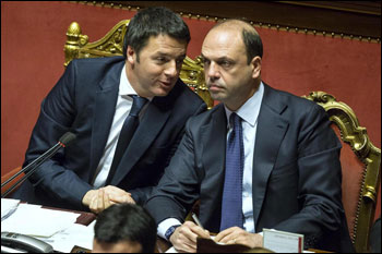 La presa in giro del duo Renzi-Alfano