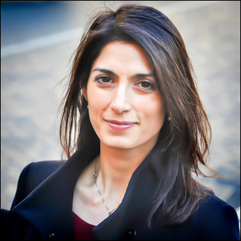 Virginia Raggi senza luce né calore
