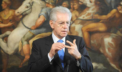 Centrini cannibalizzati da Monti