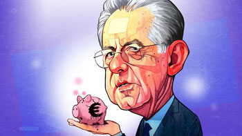 Mario Monti, disegno autoritario