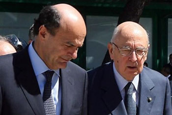 Napolitano e Bersani, la resa dei conti