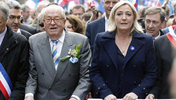 Se i due Le Pen, padre e figlia, poi litigano 