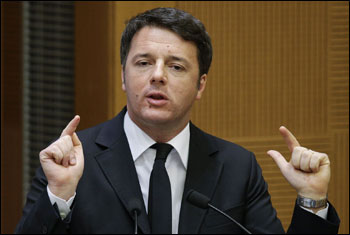 La forza esterna di Matteo Renzi