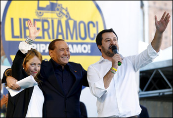 Lo scenario romano per la partita di Salvini
