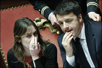 Gli strafalcioni di Renzi e Boschi