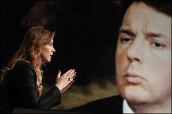 Renzi e Boschi straparlano sul referendum