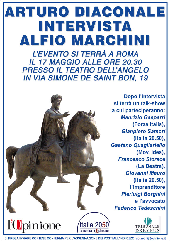 L’evento: Diaconale intervista Marchini