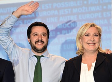 Salvini e la Le Pen, sì ma l’Europa?