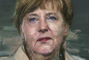 Nelle urne italiane il ritratto di Angela Merkel