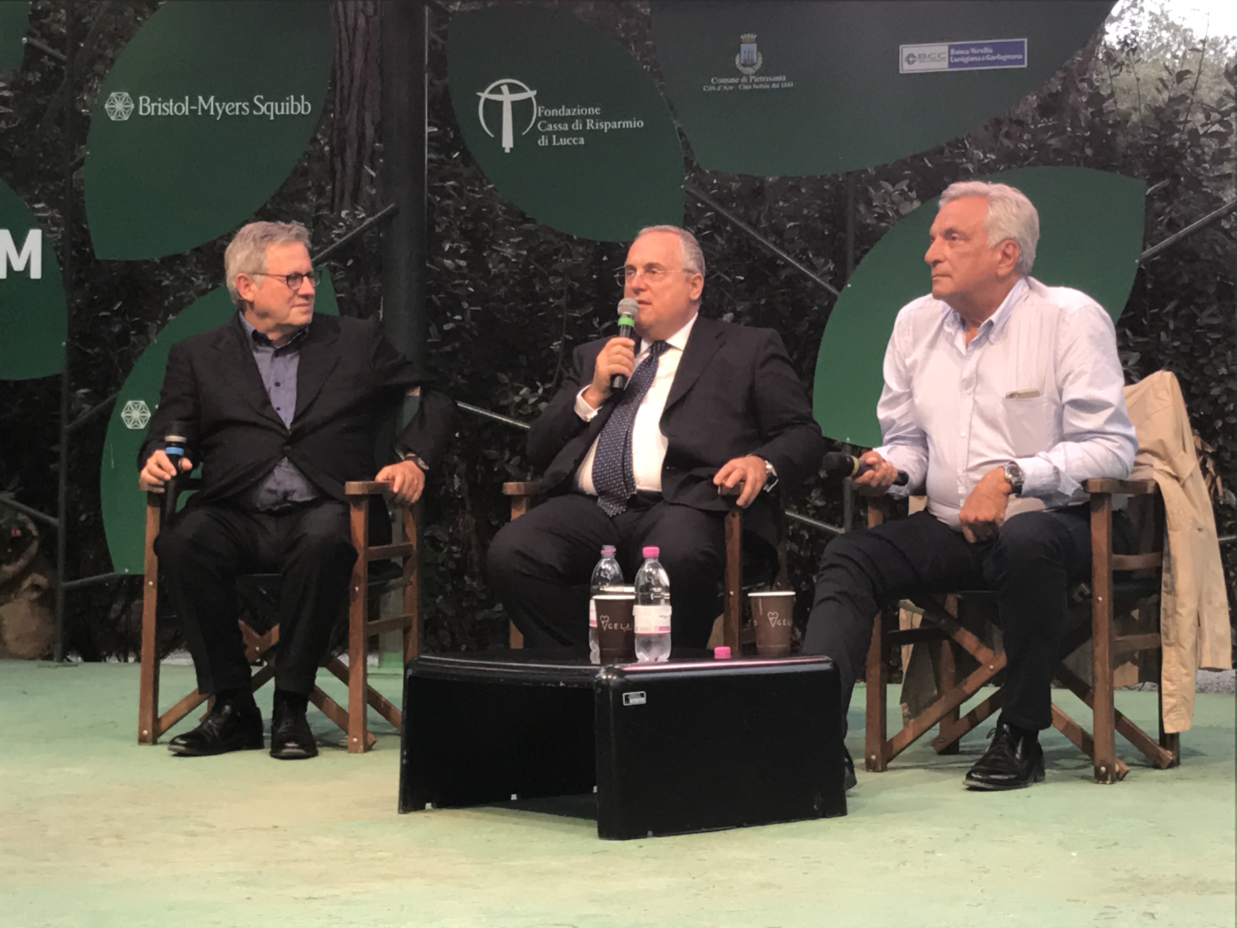 “Festa de L’Opinione”, il calcio del futuro secondo Lotito