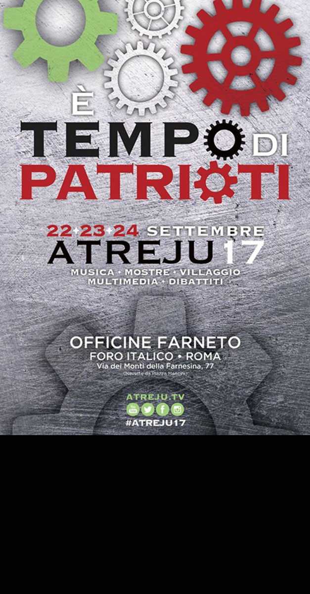 #Atreju17, torna un grande spazio di libertà