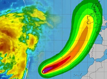 La tempesta Ophelia diventa uragano e minaccia l’Europa