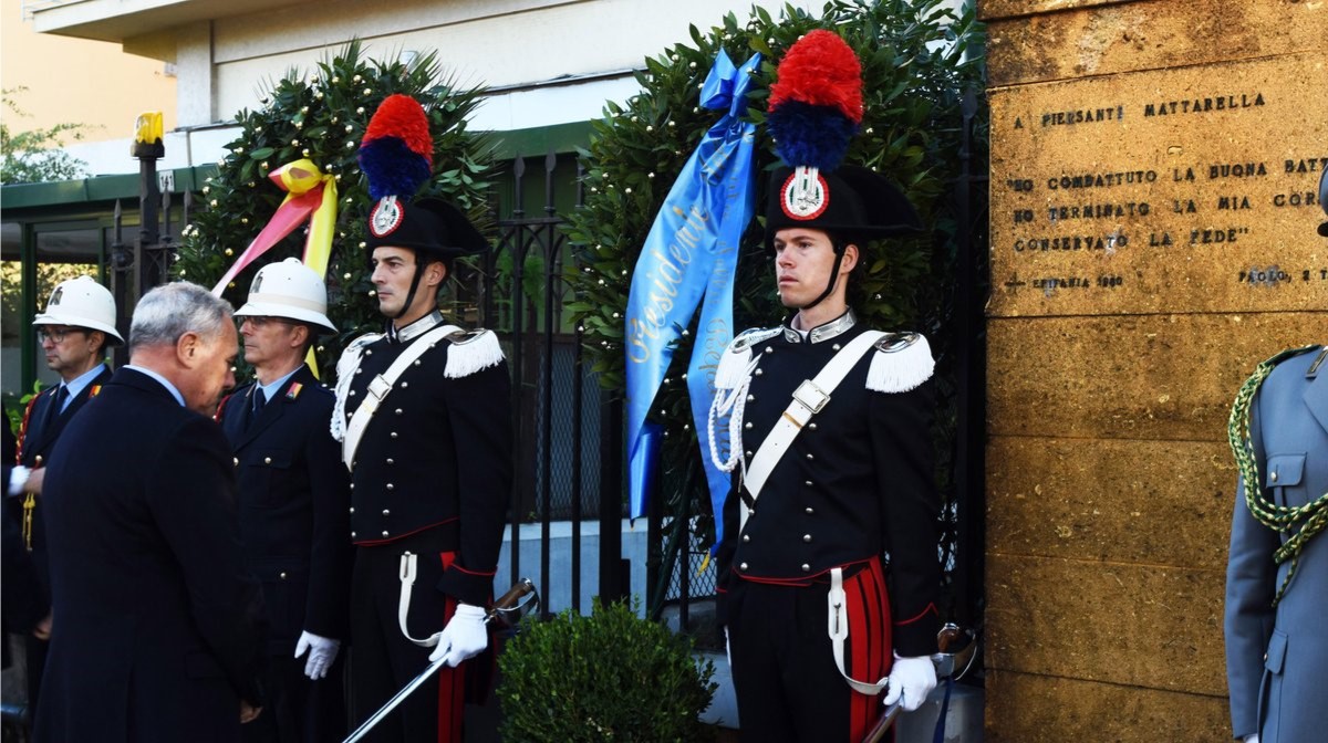 Il presidente del Senato Grasso ricorda Piersanti Mattarella 