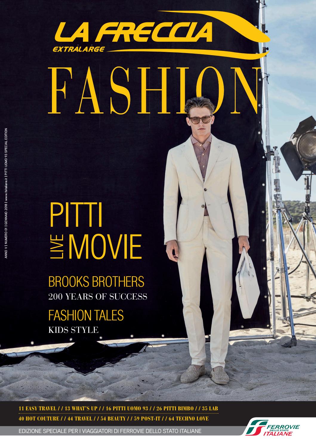 Trenitalia, a Pitti uomo l’ultimo numero del magazine “La Freccia Fashion”