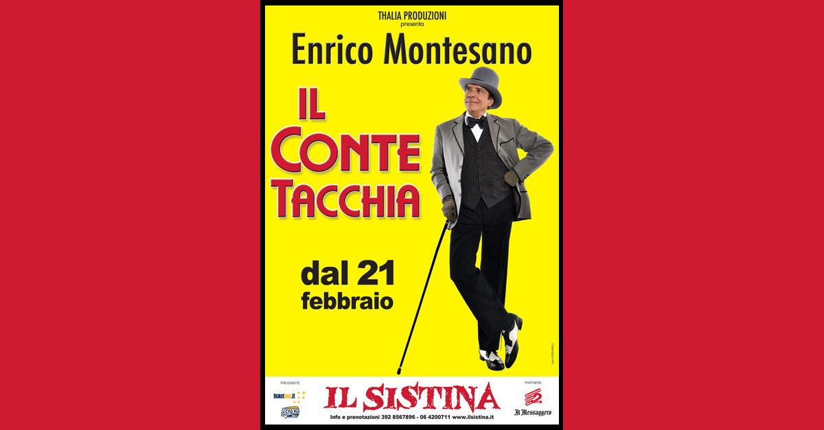 Montesano di nuovo nei panni del “Conte Tacchia”