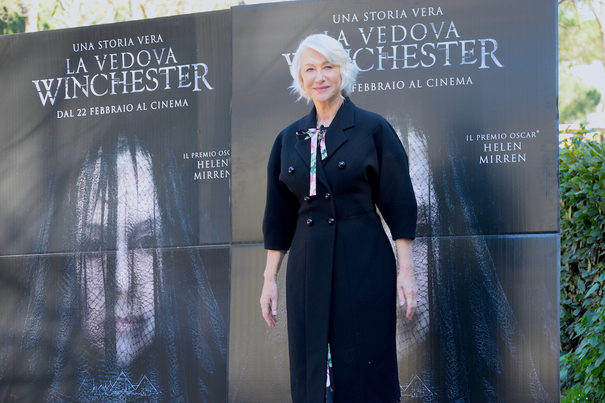 Helen Mirren a Roma presenta il film “La vedova Winchester”