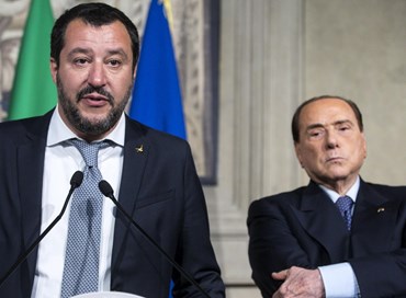 I contro del passo laterale del Cavaliere