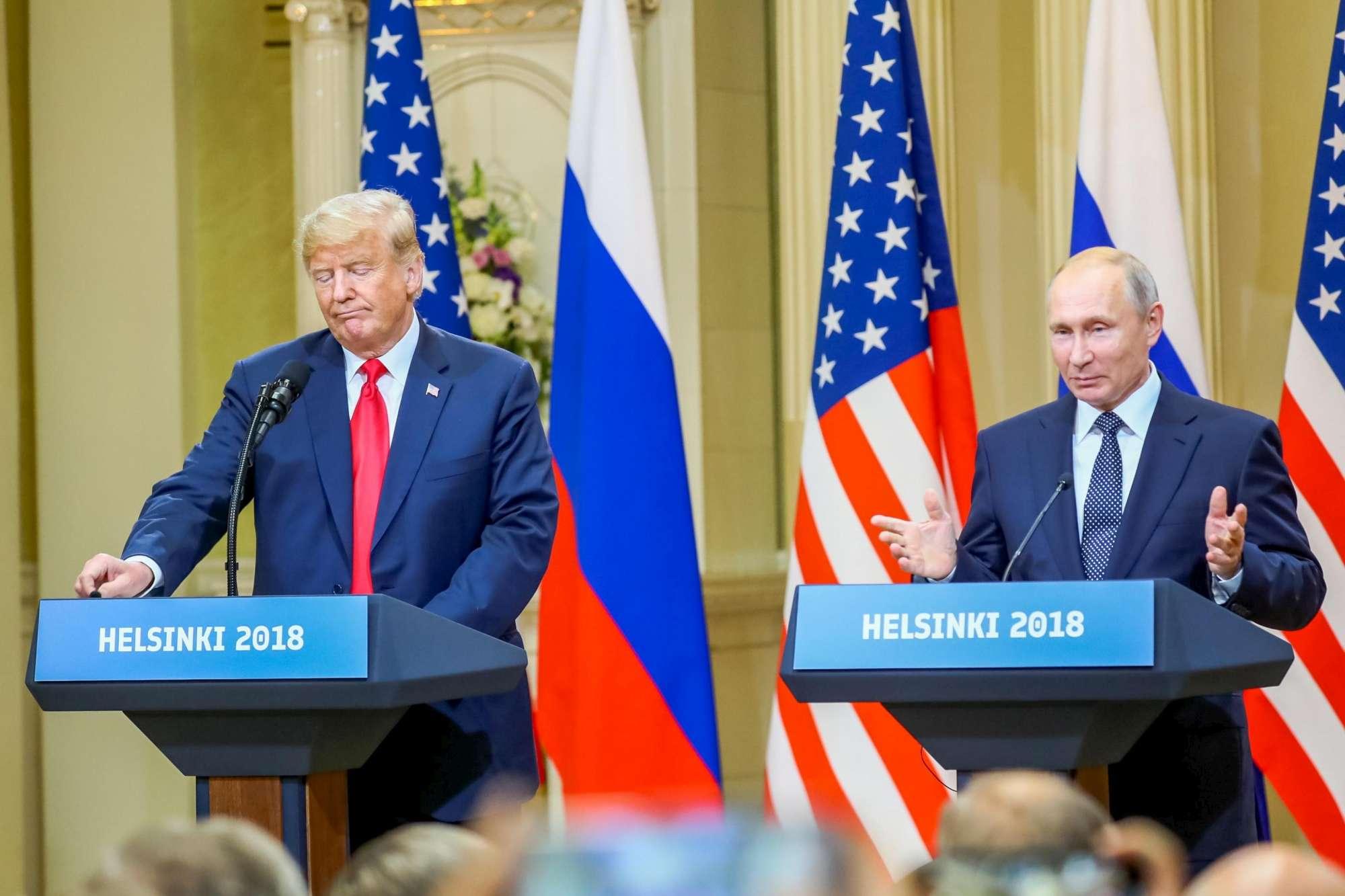 Helsinki, vertice della concordia tra Trump e Putin