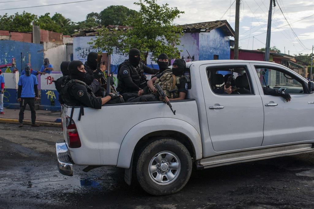 Nicaragua, l’occupazione militare di Masaya